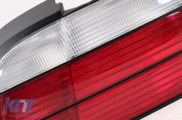 Taillights suitable for BMW 3 Series E36 Coupe Cabrio (1992 -1998) Red White-image-6078308
