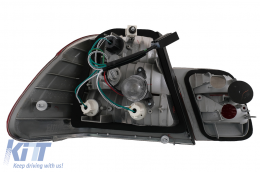 Taillights suitable for BMW 3 Series E46 Sedan (05.1998-08.2001) Red & White-image-6078573