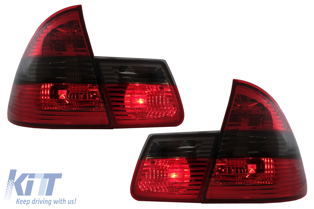 BMW 3-as sorozatú E46 Touring (1999-2005) Red Smoke hátsó lámpák