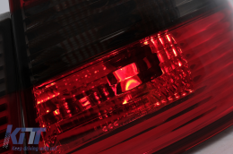 Taillights suitable for BMW 3 Series E46 Touring (1999-2005) Red Smoke-image-6092618