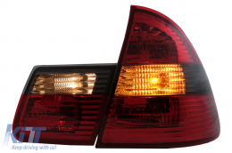 Taillights suitable for BMW 3 Series E46 Touring (1999-2005) Red Smoke-image-6092619