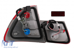 Taillights suitable for BMW 3 Series E46 Touring (1999-2005) Red Smoke-image-6092628