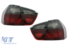 Taillights suitable for BMW 3 Series E90 (03.2005-08.2008) Red Smoke - TLBME90B
