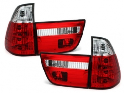 taillights suitable for BMW X5 00-02 red crystal - RB23