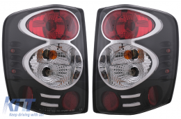 Taillights suitable for JEEP Grand Cherokee WJ (1999-05.2005) Black - TLJEGC2B