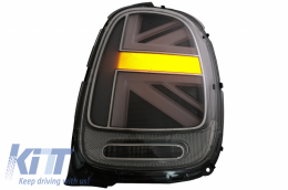 Taillights suitable for MINI ONE F55 F56 F57 3D 5D Convertible (2014-2018) JCW Design Silver-image-6056118