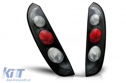 Taillights suitable for Opel Corsa C (2001-2007) Black - TLOPCOB