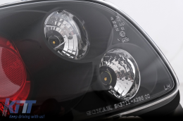 Taillights suitable for Peugeot 206 Hatchback 3D 5D (1998-Up) Black-image-6104288