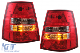 Taillights suitable for VW Golf 4 IV (1997-2004) Bora (1999-2006) Variant Red Clear-image-6102033