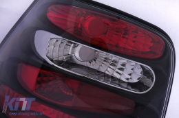 Taillights suitable for VW Golf IV 4 Hatchback (09.1997-09.2003) Black-image-6111557