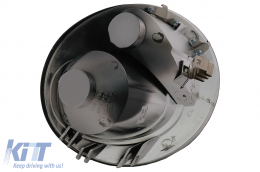 Taillights suitable for VW New Beetle HatchBack Cabrio (10.1998-05.2005) Black Housing Clear Lens-image-6088753