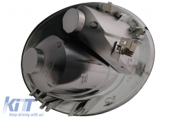 Taillights suitable for VW New Beetle HatchBack Cabrio (10.1998-05.2005) Black Housing Clear Lens-image-6088754