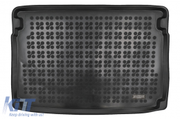 image-26-Tapis coffre caoutchouc Noir pour VW GOLF VIII Hayon 2020+ Bord 3 cm sans odeur