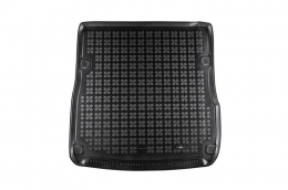 image-56-Tapis de coffre Caoutchouc Noir pour AUDI A6 C6 Avant / Station Wagon 2004-2011