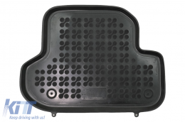 Tapis de sol caoutchouc noir pour VW Beetle 2011-2018 bord accru inodore-image-6090025