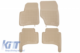 image-17-Tapis de sol en caoutchouc beige pour VW TOUAREG 7LA 7L6 7L7 Porsche Cayenne 9PA 02-10