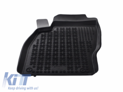 Tapis de sol en caoutchouc noir pour Opel Corsa D 06-14 Corsa E 14-19 Inodore 3cm Bord-image-6004737