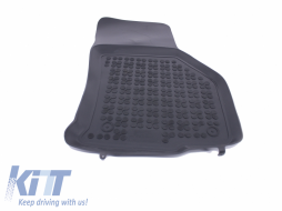 Tapis de sol en caoutchouc noir pour Skoda Octavia III 5E & IV NX Inodore Bord augmenté-image-5999806