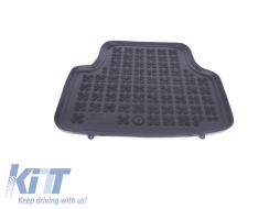 Tapis de sol en caoutchouc noir pour Skoda Octavia III 5E & IV NX Inodore Bord augmenté-image-5999808