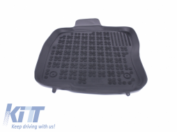 Tapis de sol en caoutchouc noir pour Skoda Octavia III 5E & IV NX Inodore Bord augmenté-image-5999809