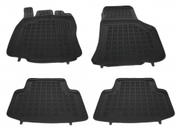 image-71-Tapis de sol en caoutchouc noir pour VW Passat B8 2014+ sans odeur Bord augmenté