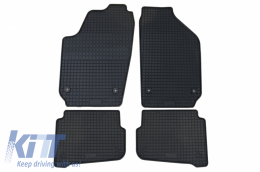 image-30-Tapis de sol Moquette Graphite pour VW Polo2002-2009 Cross Polo 2006-2010