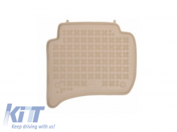 Tapis sol Caoutchouc Beige pour PORSCHE Cayenne 11-16 VW Touareg 10-18 SansOdeur--image-6018038