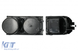 Taza soporte y Caja monedas para BMW Serie 3 E46 1998-2005 Fibra carbono Look-image-6075057