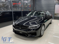 Teljes Body Kit fekete kipufogóvégekkel BMW 5 G30 (2017-2019) M5 dizájn -image-6095612