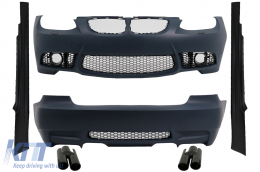 image-40-Teljes Body Kit kipufogóvégekkel Zongora fekete BMW 3 E92 Coupe E93 Cabrio LCI előtti (2006-2009) M3 dizájn
