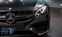 Teljes Karosszéria Mercedes-Benz E-osztály W213 (2016-up) E63 AMG Design Fekete Exhaust Kiadás-image-6027871