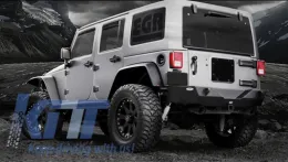 Teljes kipufogórendszer, hátsó tengelytől, Jeep Wrangler / Rubicon JK (2007-2017), dupla kipufogóvég-image-6023394