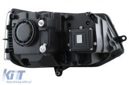 Teljes LED DRL fényszórók VW Transporter Caravelle Multivan T5 facelift (2010-2015) modellekhez, dinamikus irányjelzővel-image-6114507
