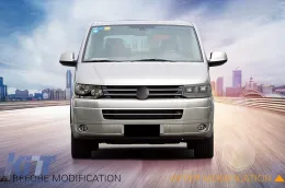 Teljes LED DRL fényszórók VW Transporter Caravelle Multivan T5 facelift (2010-2015) modellekhez, dinamikus irányjelzővel-image-6121807