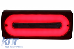 
Teljes LED-es hátsó lámpa fénysor ködlámpával  MERCEDES G W463 89-15 modellhez dinamikus pirossal-image-6047414