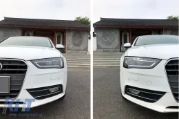 Teljes LED fényszóró AUDI A4 B8.5 Facelift (2012-2015) modellekhez, dinamikus, fekete, A4 B9.5 dizájn-image-6088275