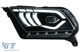 Teljes LED fényszóró Ford Mustang V (2010-2014), dinamikus irányjelzővel-image-6089467