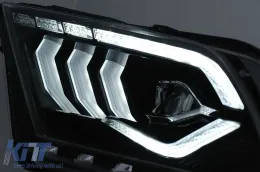 Teljes LED fényszóró Ford Mustang V (2010-2014), dinamikus irányjelzővel-image-6089473