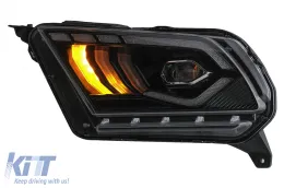 Teljes LED fényszóró Ford Mustang V (2010-2014), dinamikus irányjelzővel-image-6089478