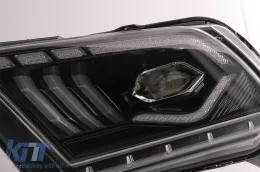 Teljes LED fényszóró Ford Mustang V (2010-2014), dinamikus irányjelzővel-image-6089485