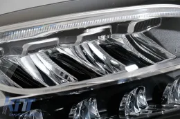 Teljes LED fényszóró Mercedes C-osztály W205 S205 (2014-2018), halogén, LHD-image-6075591