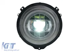 Teljes LED fényszóró MERCEDES G-osztály W463 (2005-2017), króm, Facelift 2018 dizájn, dinamikus irányjelző-image-6081242