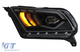 Teljes LED fényszórók Ford Mustang V (2010-2014) modellekhez, dinamikus irányjelző -image-6089478