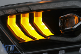 Teljes LED fényszórók Ford Mustang V (2010-2014) modellekhez, dinamikus irányjelző -image-6089479