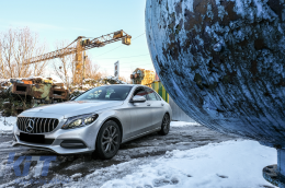 Teljes LED fényszórók Mercedes C-osztály W205 S205 (2014-2018) halogénről való váltáshoz-image-6077404