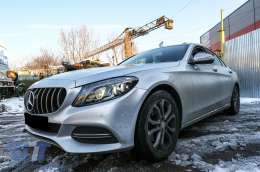 Teljes LED fényszórók Mercedes C-osztály W205 S205 (2014-2018) halogénről való váltáshoz-image-6077408