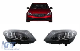 Teljes LED fényszórók Mercedes C-osztály W205 S205 (2014-2018) halogénről való váltáshoz-image-6100148