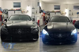 Teljes LED fényszórók Mercedes C-osztály W205 S205 (2014-2018) halogénről való váltáshoz-image-6103822