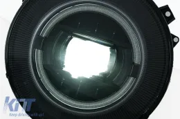 Teljes LED fényszórók MERCEDES G-osztály W463 (2005-2017) Fekete Facelift 2018 Design-image-6098500