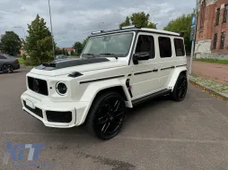 Teljes LED fényszórók MERCEDES G-osztály W463 (2005-2017) Fekete Facelift 2018 Design-image-6107962